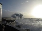 SX33723 Waves at Porthcawl lighthouse.jpg